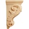 Ekena Millwork 3 1/2"W x 4"D x 7"H Small Shell Corbel, Red Oak CORW03X04X07SHRO - alternate 2
